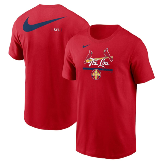 Men's St. Louis Cardinals Red 2024 City Connect Speed T-Shirt